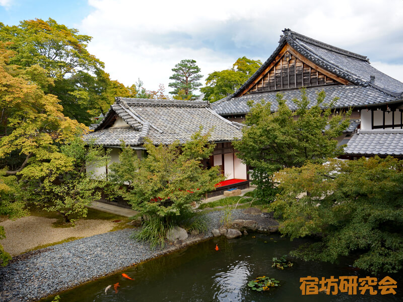 天龍寺『篩月』の建物