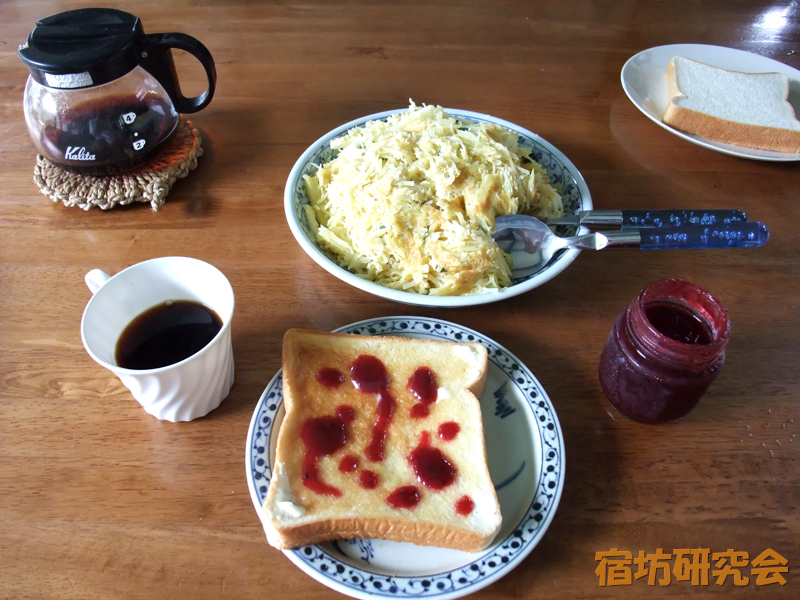 弘仁寺の朝食