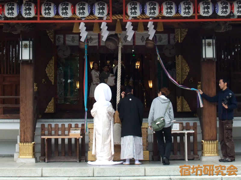 沼袋氷川神社の神前結婚式