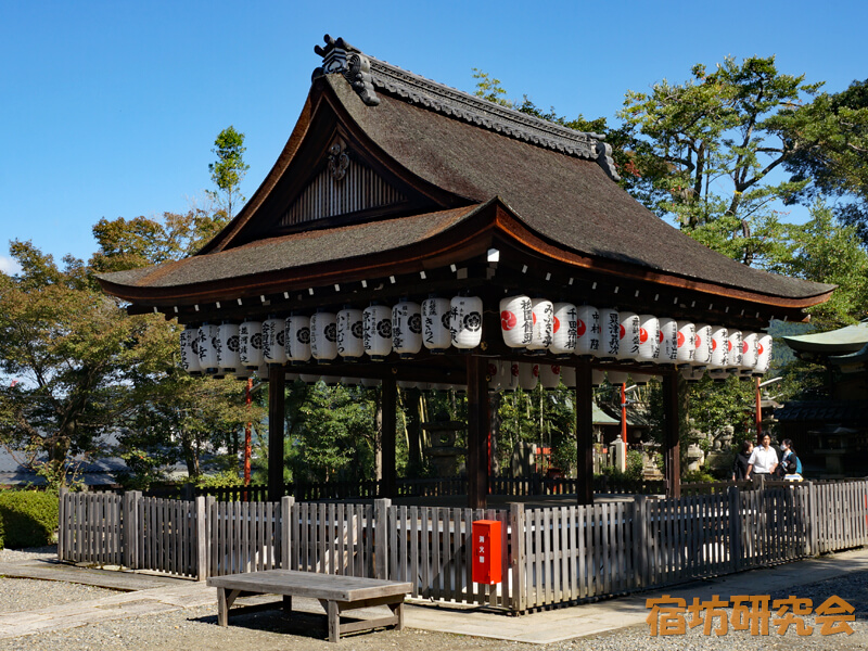 粟田神社の神楽殿