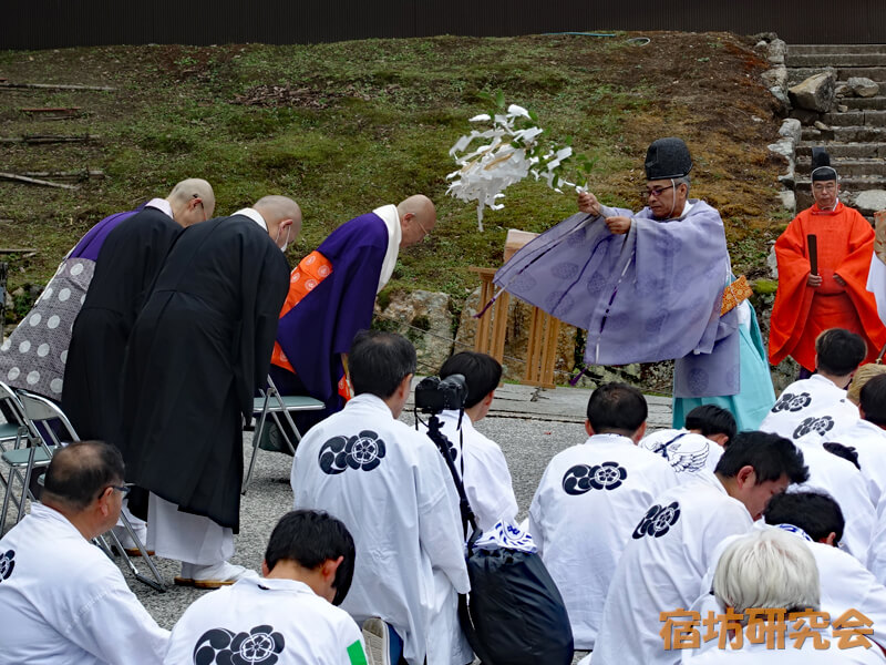 粟田神社の粟田祭（青蓮院門跡での儀式）