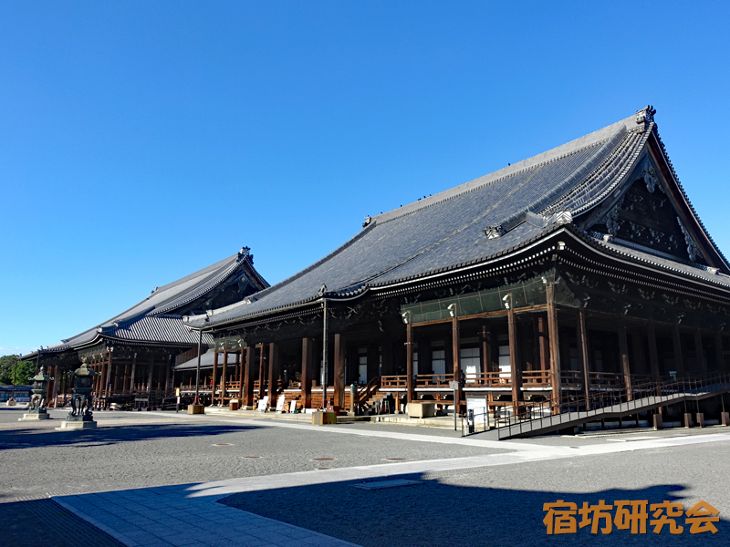 西本願寺の御影堂と阿弥陀堂