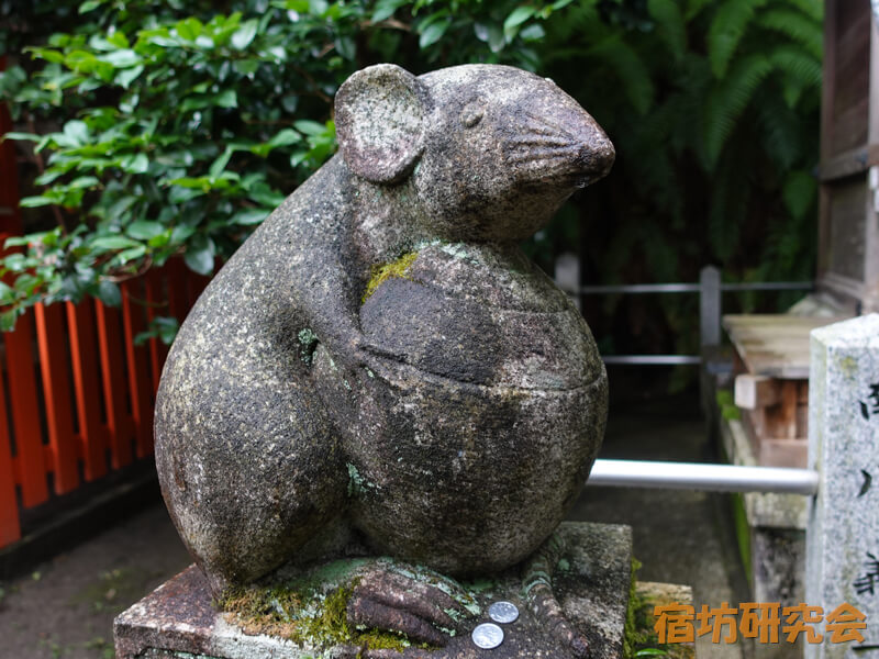 大豊神社の狛ねずみ