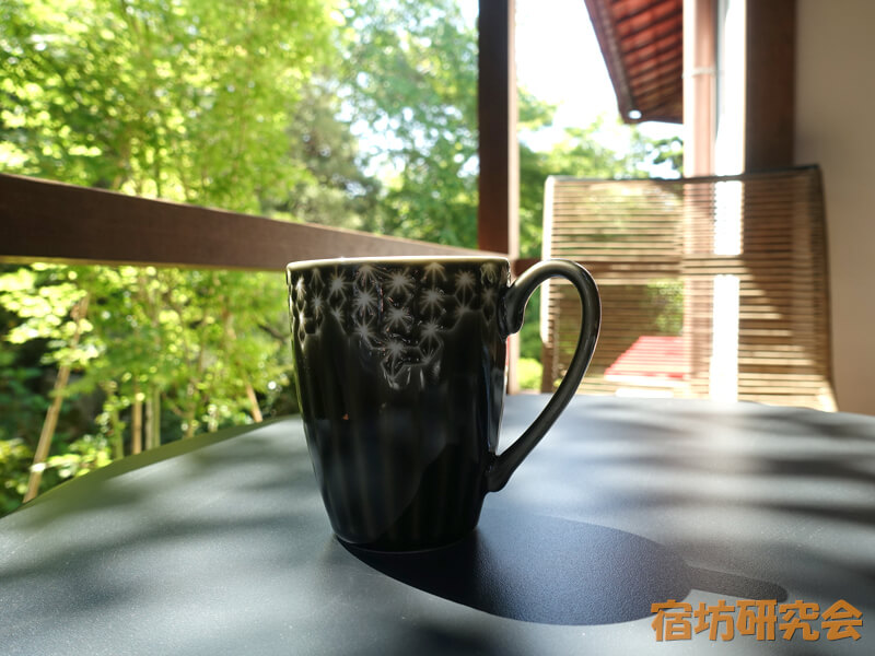 金光院の庭園とコーヒー