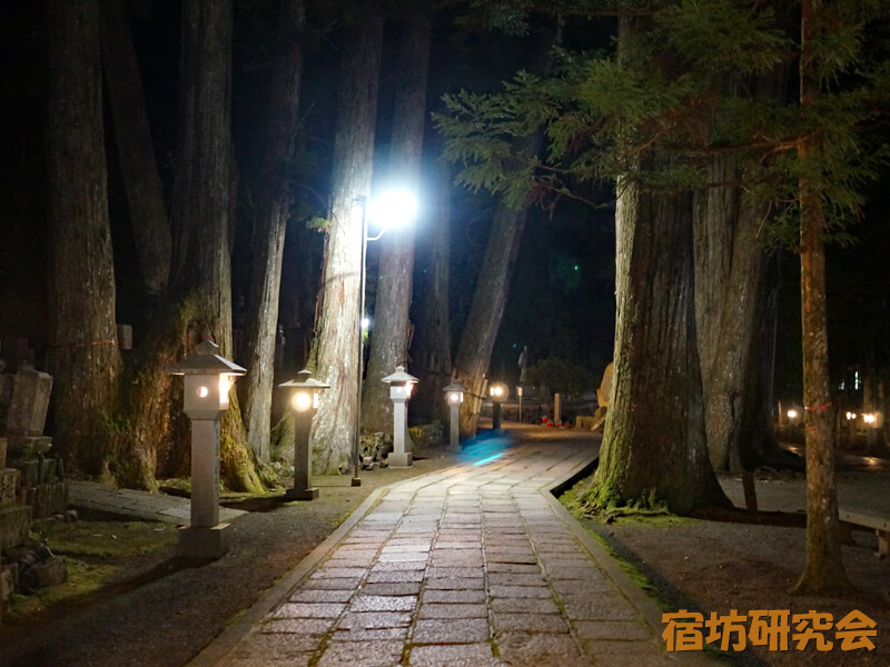 高野山ナイトツアー（奥之院参道）