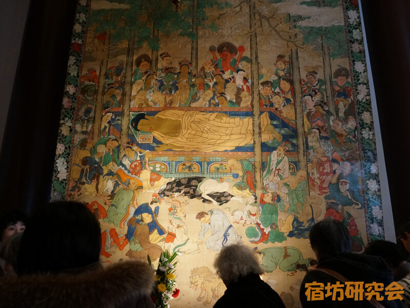 増上寺の大涅槃図