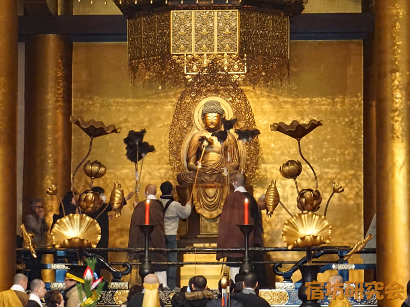 増上寺のお身拭い式