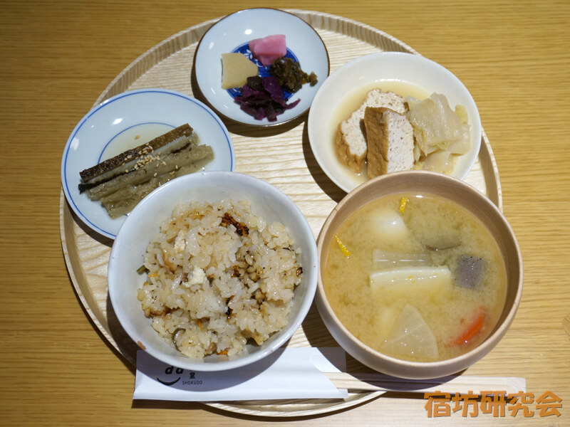 佛光寺のdd食堂ランチ