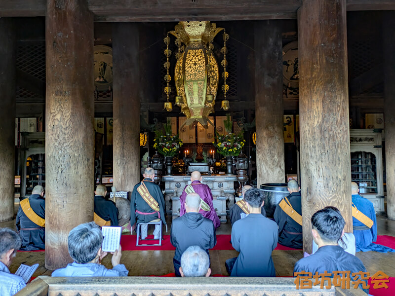 清水寺のお勤め